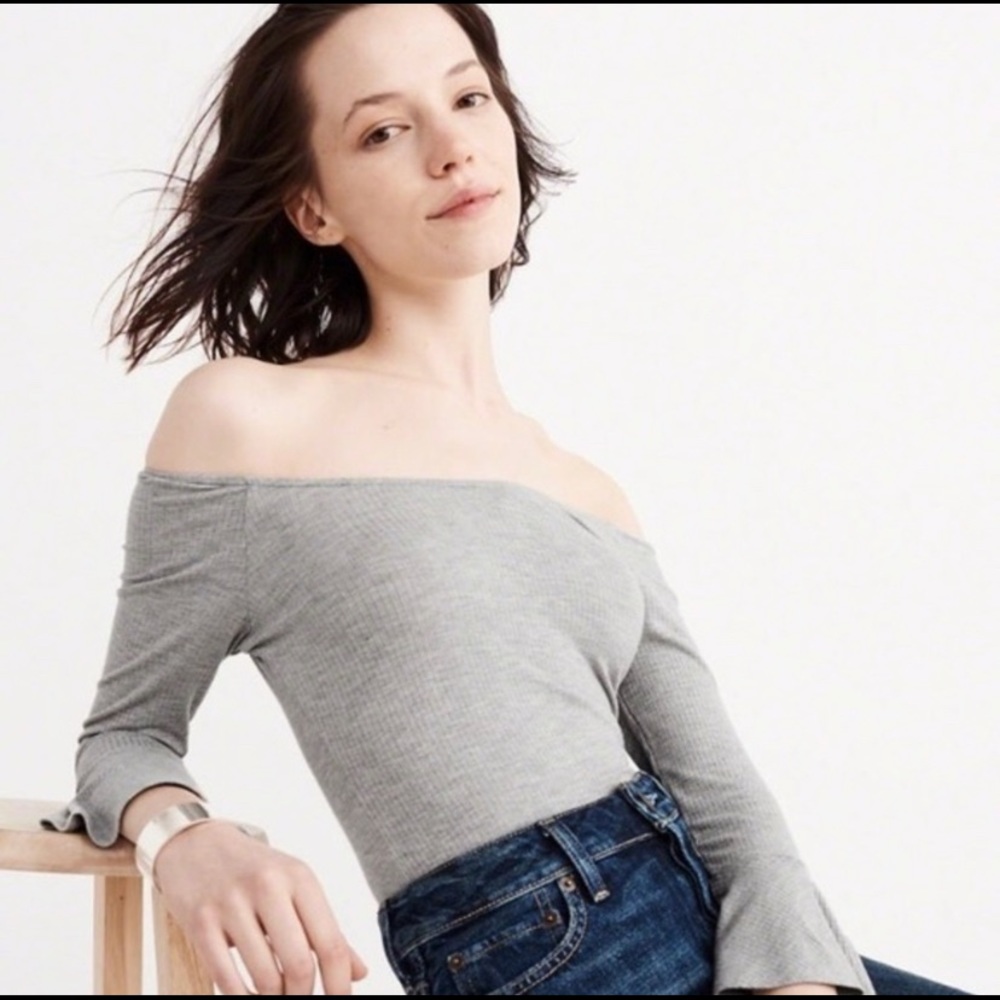 NWT Abercrombie & Fitch Flutter Sleeve Bodysuit XS~S Available